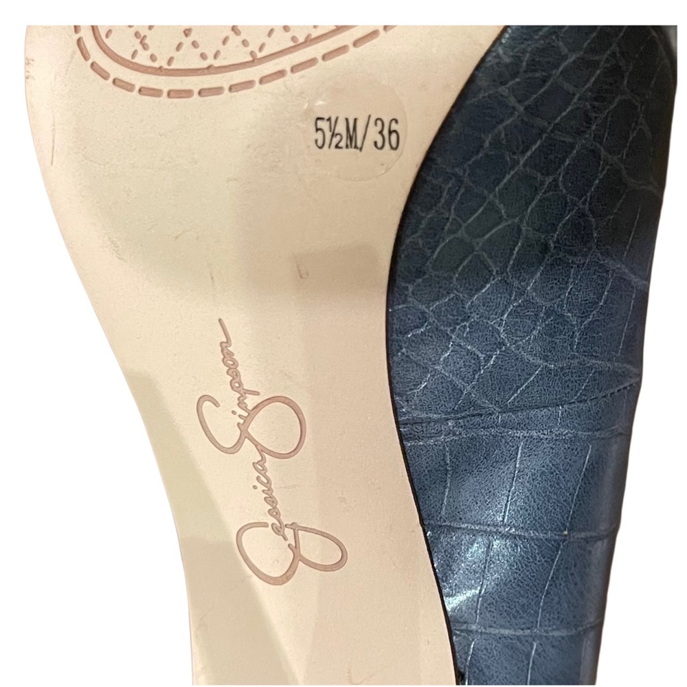 JESSICA SIMPSON Elegant Blue Heels - Picture 13 of 16